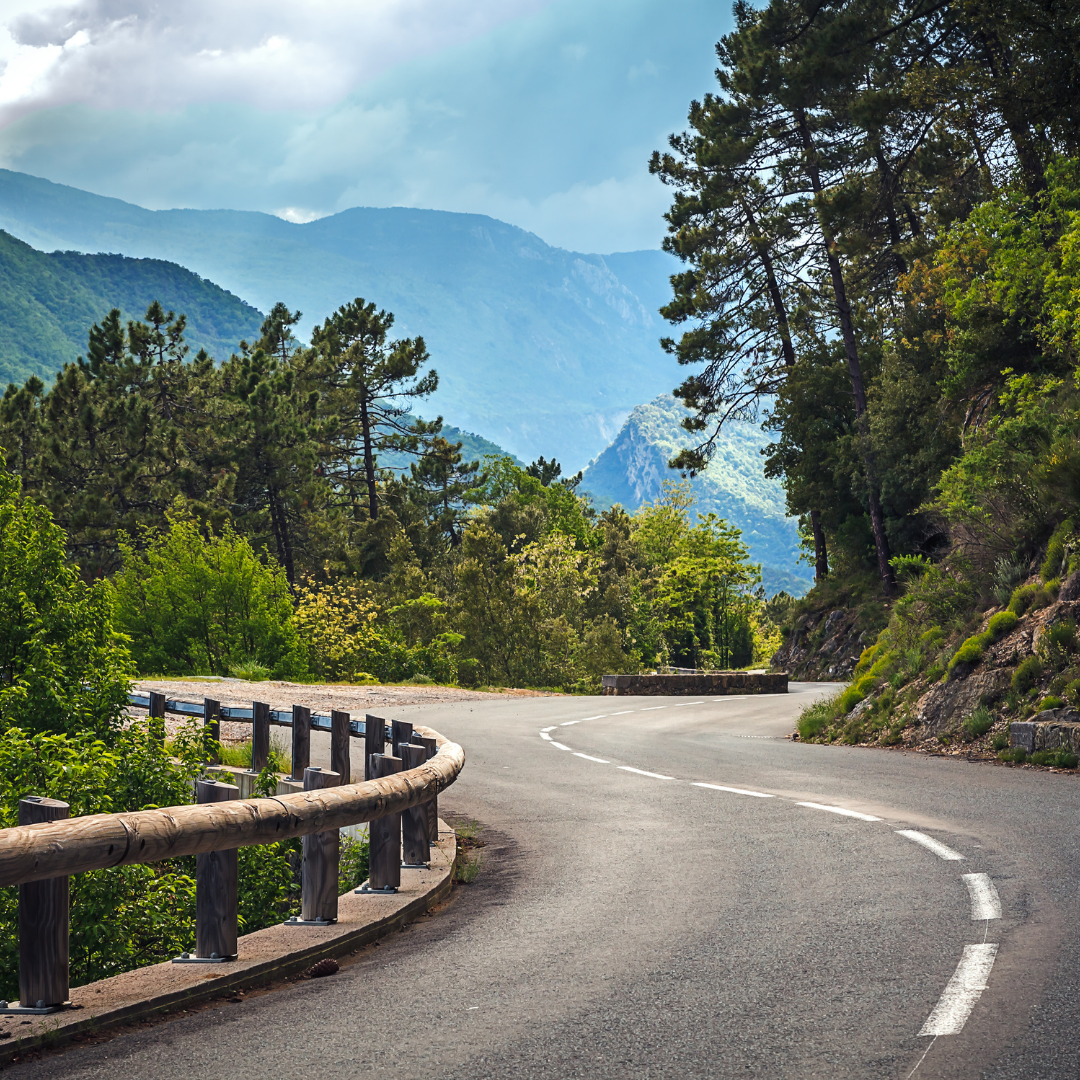 Route des Alpes d'Azur.