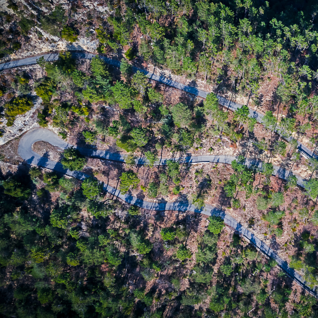 Route des Alpes d'Azur.