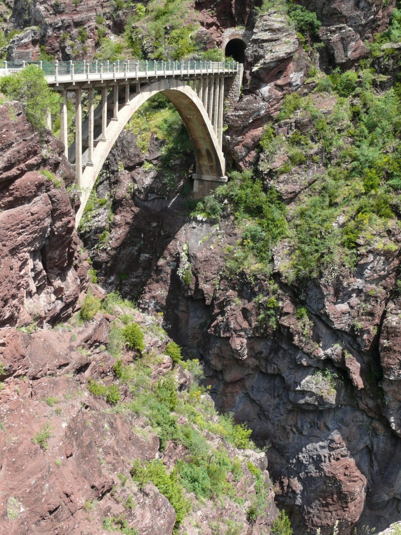 Le pont de la Mariée dans la RNR des Gorges de Daluis