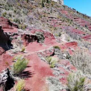 Sur le sentier du point sublime dans la RNR des Gorges de Daluis