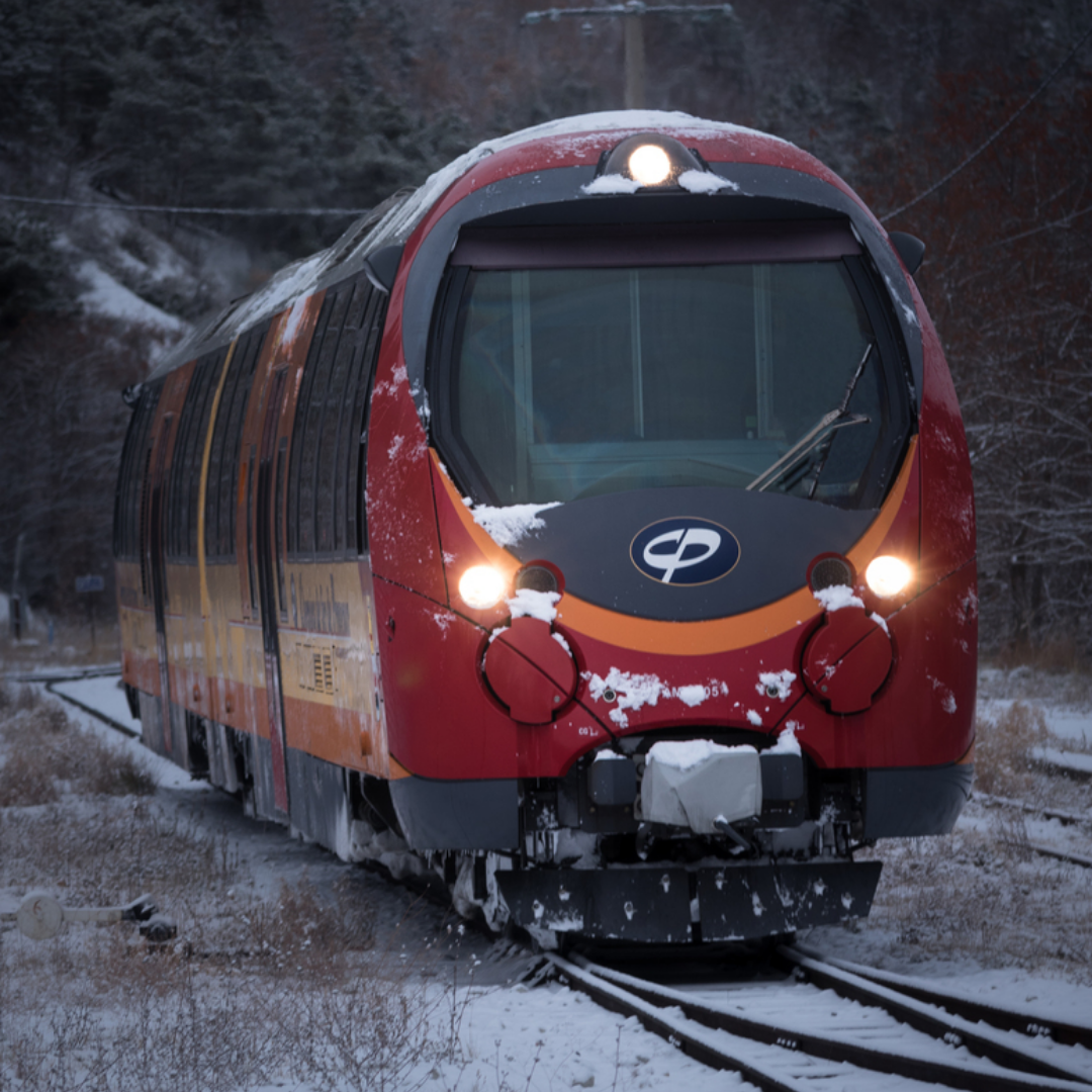 Train sous la neige©Chemins de fer de Provence