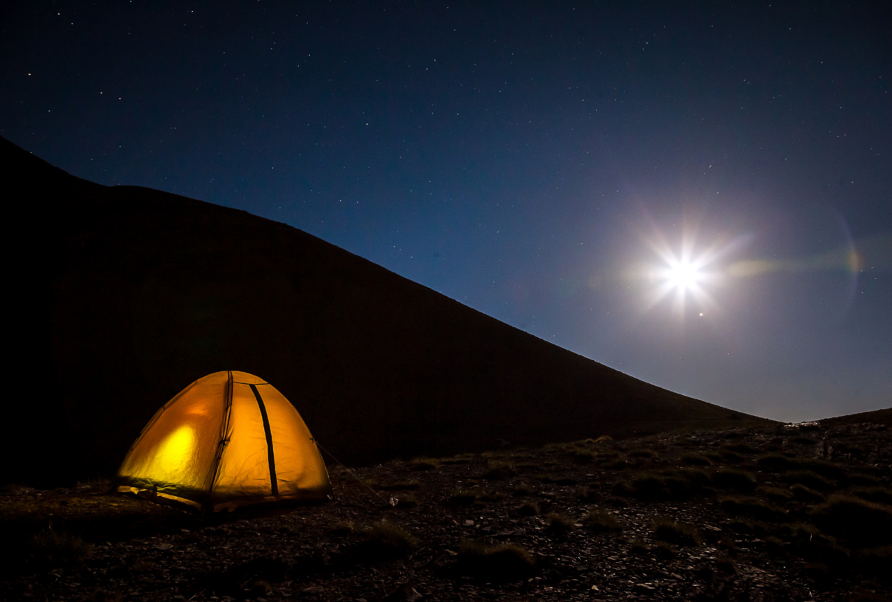 Bivouac ciel étoilé Alpes d'Azur